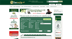 Desktop Screenshot of freereality.sk